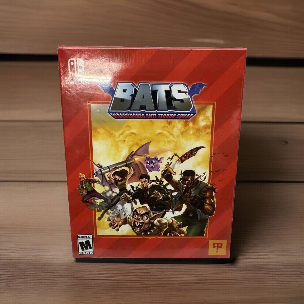 BATS: Bloodsucker Anti-Terror Squad Nintendo Switch Collector Edition New Action